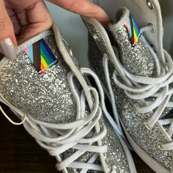 Converse PRIDE De Luxe Heeled Boots women’s 8 men’s 6 - Picture 12 of 12